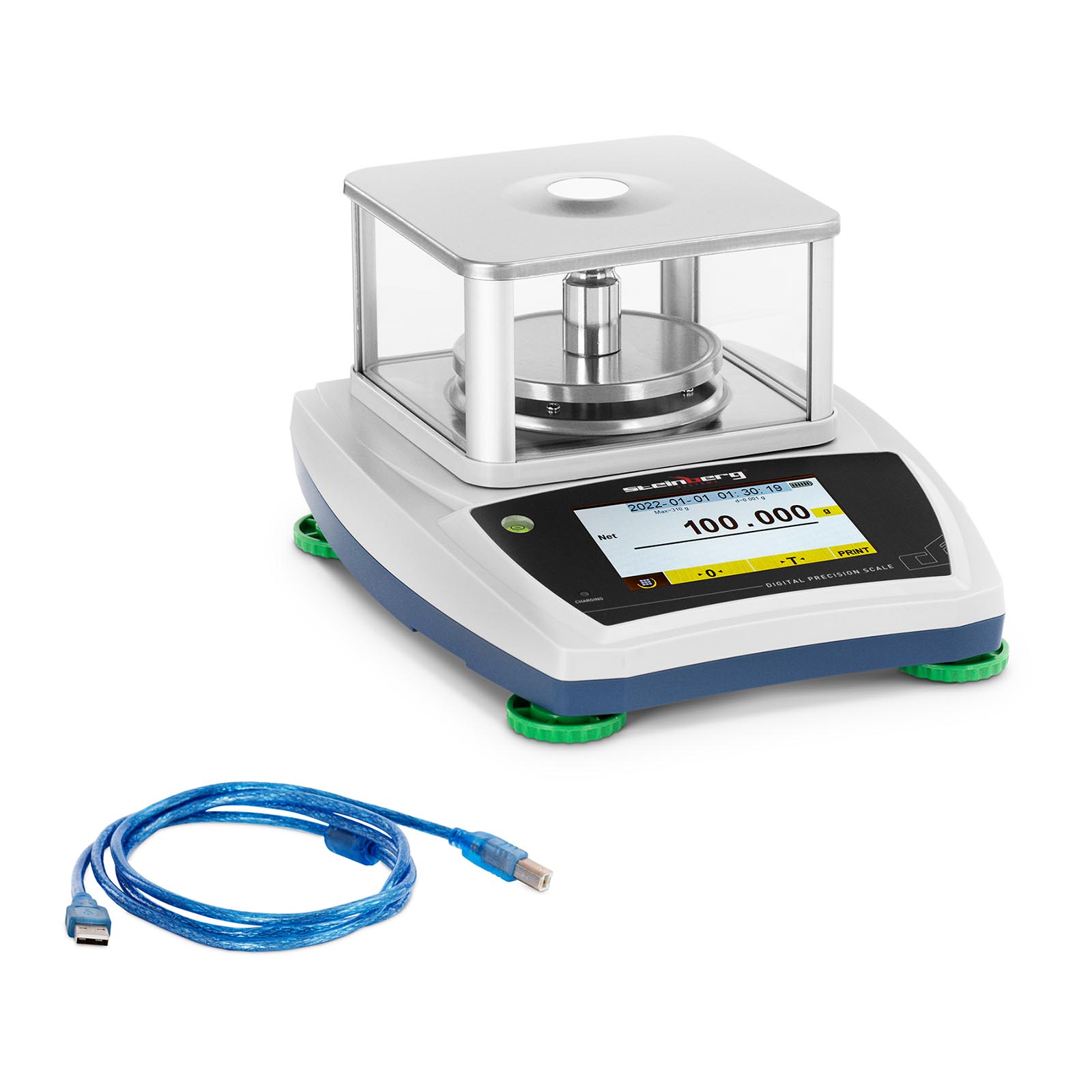 Precision Scale - 300 g / 0.001 g - Ø 98 mm - Steinberg Systems